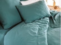 Housse de couette 240x260 Coton Bio - Eucalyptus - 1