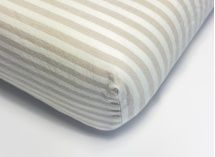 Drap housse 90x190 Percale de Coton Bio - Lin 1