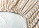 Drap housse 90x200 Percale de Coton Bio - Ambre 3