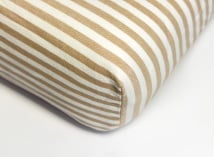 Drap housse 90x200 Percale de Coton Bio - Ambre 1