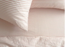 Drap housse 90x200 Percale de Coton Bio - Peach 4
