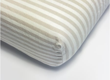 Drap housse 140x190 Percale de Coton Bio - Lin 2