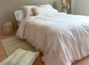 Drap housse 140x190 Percale de Coton Bio - Peach 4