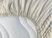 Drap housse 140x190 Percale de Coton Bio - Tilleul 3