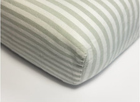 Drap housse 140x200 Percale de Coton Bio - Tilleul 1