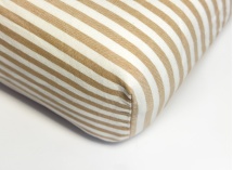 Drap housse 160x200 Percale de Coton Bio - Ambre 1