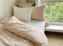 Housse de couette 140x200 Percale de Coton Bio - Peach 3