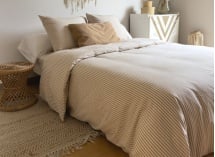 Housse de couette 220x240 Percale de Coton Bio - Ambre 5