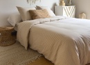 Housse de couette 220x240 Percale de Coton Bio - Ambre 5