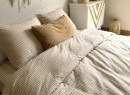 Housse de couette 240x260 Percale de Coton Bio - Ambre 1