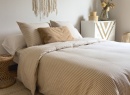 Housse de couette 240x260 Percale de Coton Bio - Ambre 5