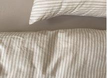 Housse de couette 240x260 Percale de Coton Bio - Lin 2