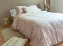 Housse de couette 240x260 Percale de Coton Bio - Peach 5