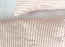 Housse de couette 240x260 Percale de Coton Bio - Peach 2