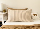 Taie d'oreiller 50x70 Percale de Coton Bio - Ambre 1