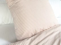 Taie d'oreiller 60x60 Percale de Coton Bio - Peach 2