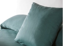 Taie d'oreiller 60x60 Coton Bio - Eucalyptus 1