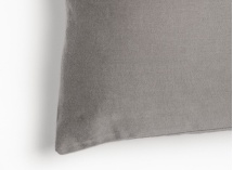 Taie d'oreiller 60x60 Coton Bio - Gris 3