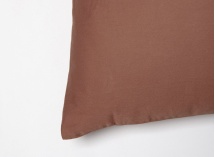 Taie d'oreiller 60x60 Coton Bio - Terracotta 3