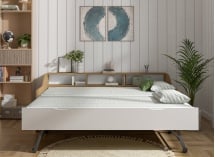 Lit gigogne avec rangement 90x200 AEL - 4