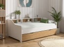 Lit gigogne avec rangement 90x200 AEL - 1