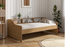 Lit banquette avec rangement 90x200 AEL - 1