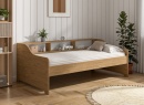 Lit banquette avec rangement 90x200 AEL - 1