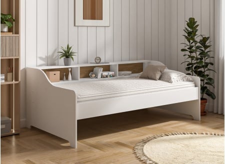Lit banquette avec rangement 90x200 AEL - 1