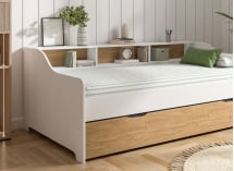 Lit banquette avec rangement 90x200 AEL - 3