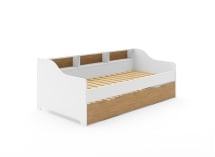 Lit gigogne avec rangement 90x200 AEL - 7