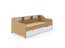 Lit gigogne avec rangement 90x200 AEL - 7