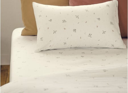 Drap housse 90x190 Coton Bio - L'envolée 3