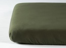 Drap housse 70x140 Satin de Coton bio - Cyprès 1