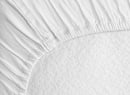 Drap housse 70x140 Satin de Coton bio - Blanc 3