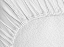 Drap housse 90x190 Satin de Coton bio - Blanc 3