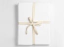 Drap housse 90x190 Satin de Coton bio - Blanc 4