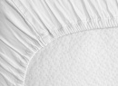 Drap housse 90x200 Satin de Coton bio - Blanc 3
