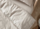 Drap housse 90x200 Satin de Coton bio - Lin 2