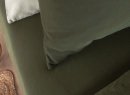 Drap housse 140x190 Satin de Coton bio - Cyprès 2