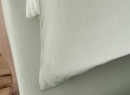 Drap housse 140x190 Satin de Coton bio - Tilleul 2
