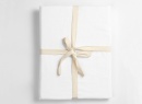 Drap housse 140x190 Satin de Coton bio - Blanc 4