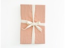 Drap housse 140x190 Satin de Coton bio - Peach 4