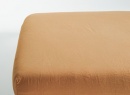 Drap housse 140x190 Satin de Coton bio - Ambre 1