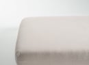 Drap housse 140x200 Satin de Coton bio - Lin 1