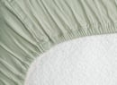 Drap housse 140x200 Satin de Coton bio - Tilleul 3