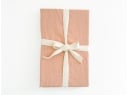 Drap housse 140x200 Satin de Coton bio - Peach 4