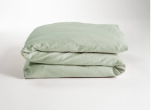 Housse de couette 100x140 Satin de Coton bio - Tilleul 1