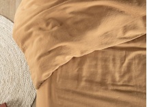 Housse de couette 140x200 Satin de Coton bio - Ambre 3