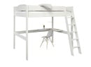 Lit mezzanine 2 places bureau d’angle SOHO - Blanc - 5