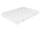Lit coffre 140x200 matelas BASTIA - Blanc - 6